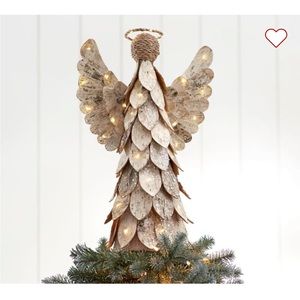 Pottery Barn Birch Angel Tree Topper